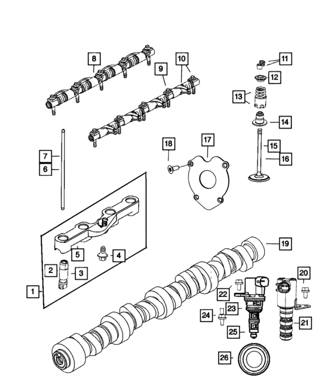 طقم تكايات تشارجر.كرايسلر.درانقو.قراندشروكي.رام (5.7) 2007-2026