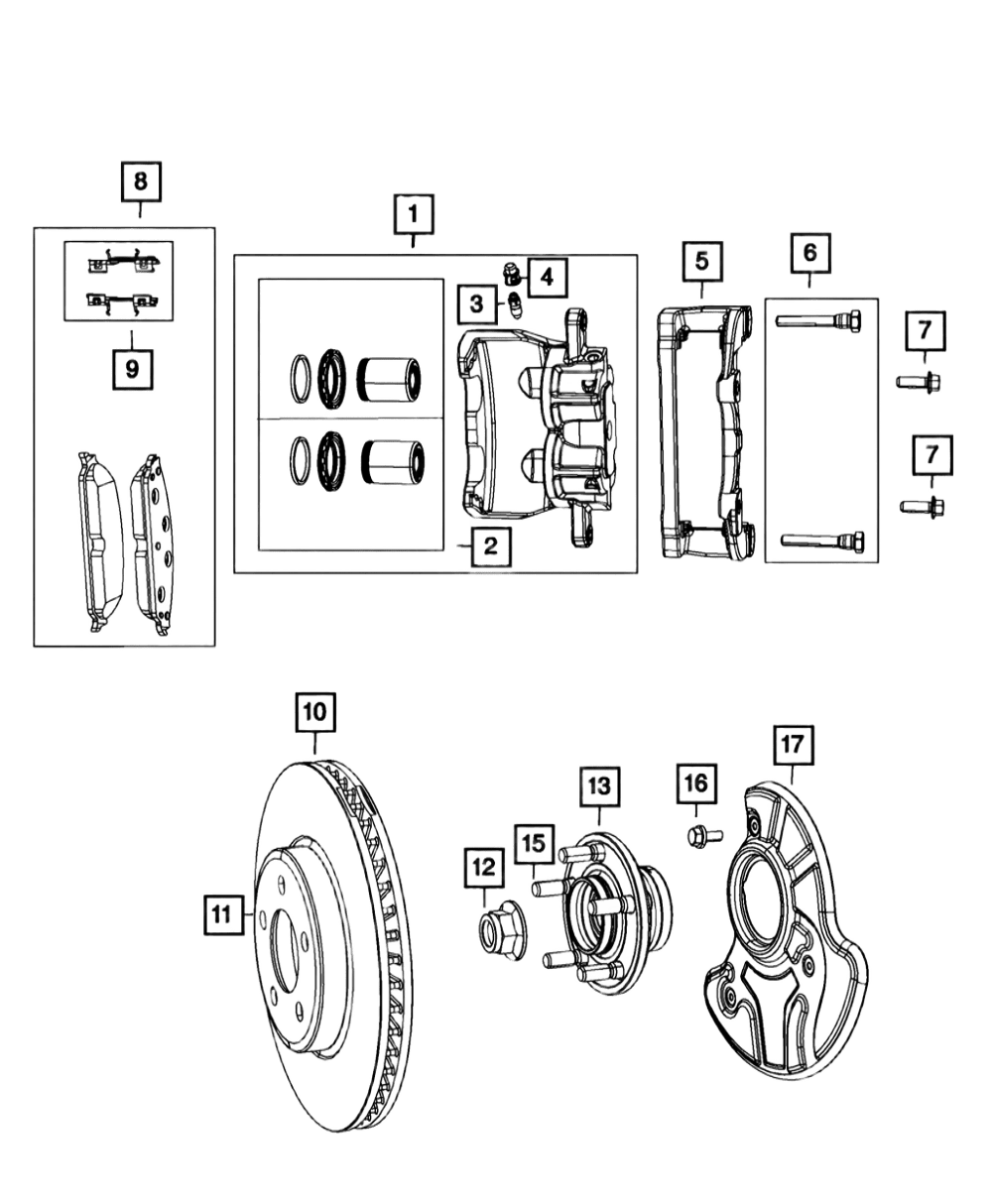فحمات أمامي تشارجر بوليسي 5.7
