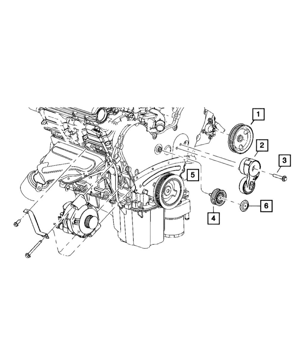 بكرة سير مشرشر تشارجر.كرايسلر.درانقو.قراندشروكي.رانجلر.رام  2005-2026