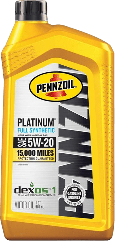 زيت بينزويل بلاتنيوم 5w20 تخليقي بالكامل