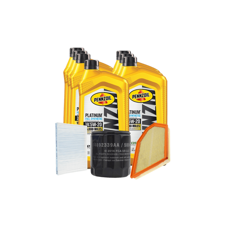 بكج تغيير زيت بنزويل 5W-20 مع فلاتر (5.7)