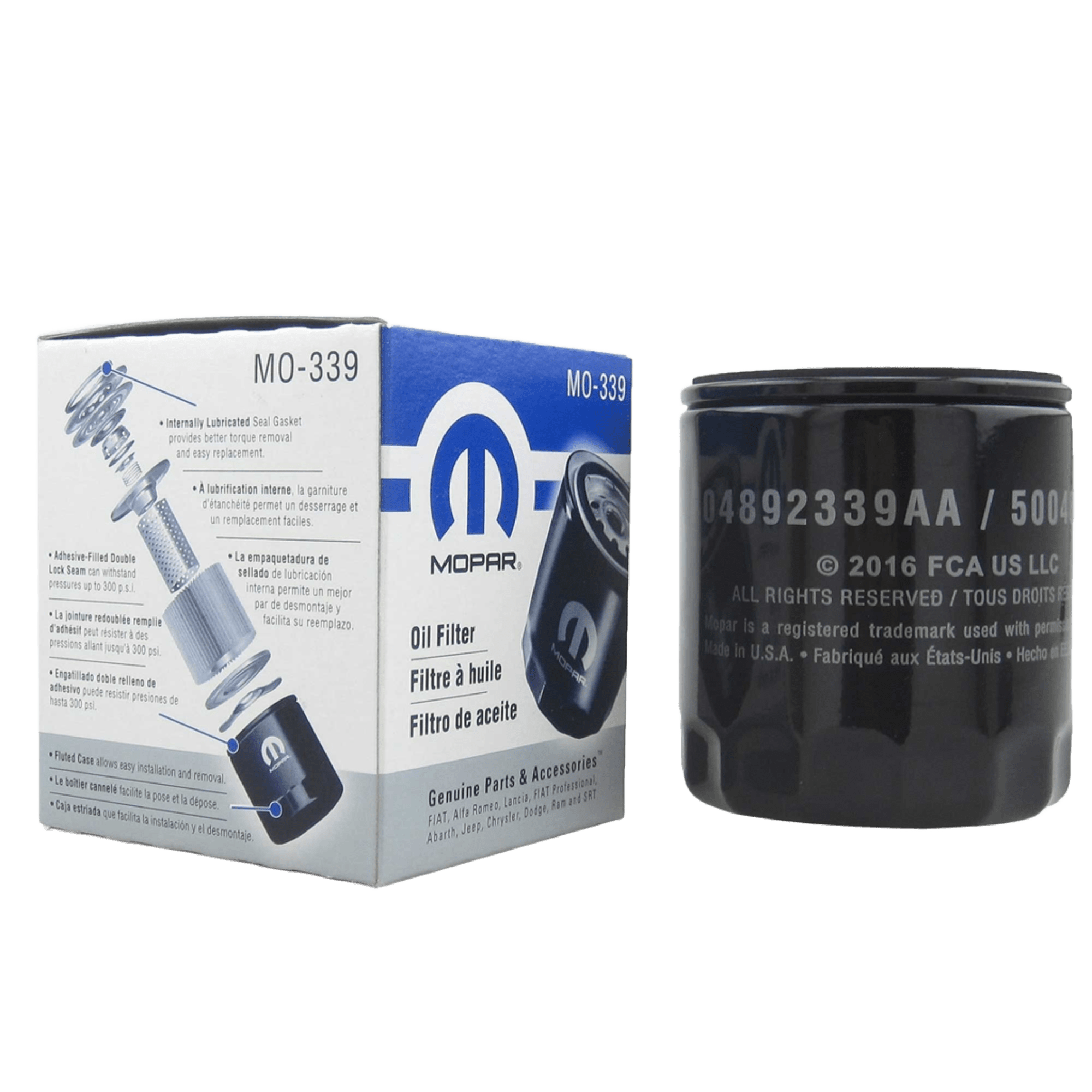 فلتر زيت رام.درانقو.قراند شروكي.رانجلر.كمباس.كرايسلر.تشارجر.شروكي  (2.0),(2.4),(4.0),(3.5),(5.7) 2007-2026