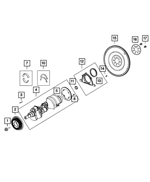 بكرة كرنك تشارجر.كرايسلر.تشالنجر.درانقو.قراندشروكي.رام (6.4) 2011-2026
