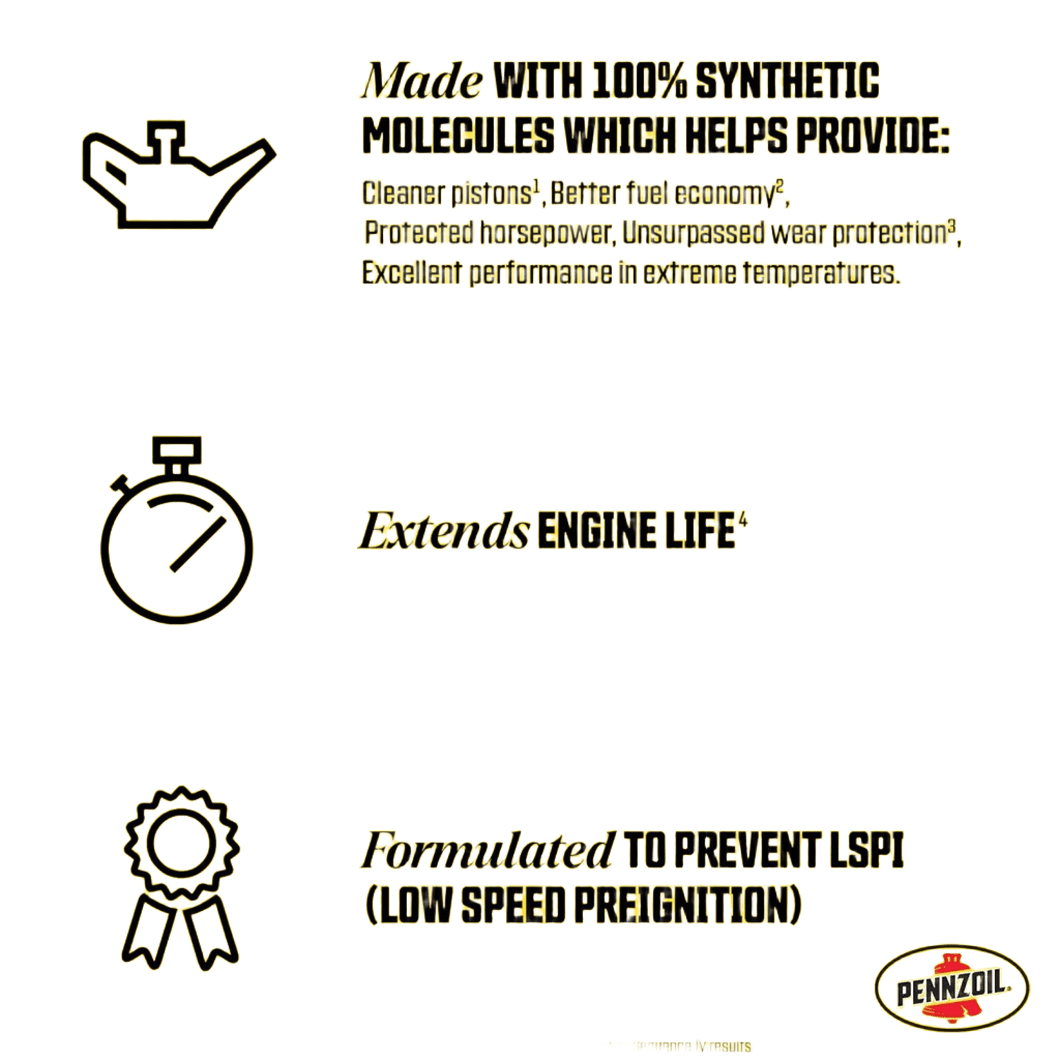 زيت بينزويل بلاتنيوم 5w20 تخليقي بالكامل