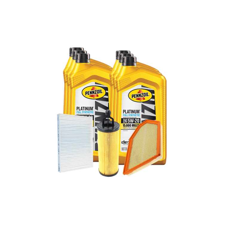 بكج تغيير زيت بنزويل 5W-20 مع فلاتر أصلية (3.6)