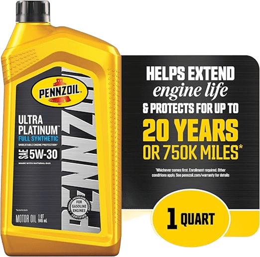 زيت بينزويل 5W30 الترا بلاتينيوم تخليقي بالكامل