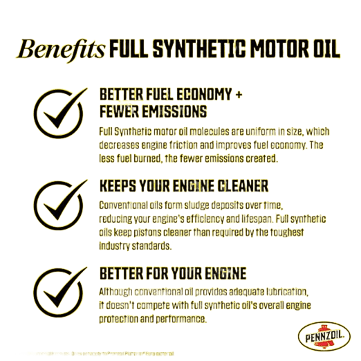 زيت بينزويل 5W30 الترا بلاتينيوم تخليقي بالكامل