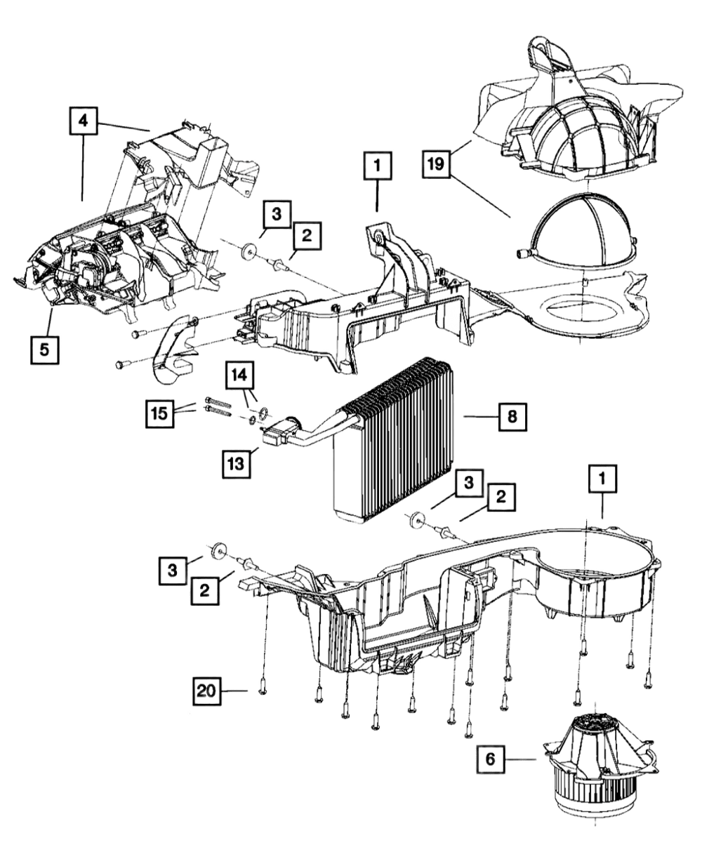 ثلاجة مكيف تشارجر.كرايسلر.تشالنجر 2005-2010