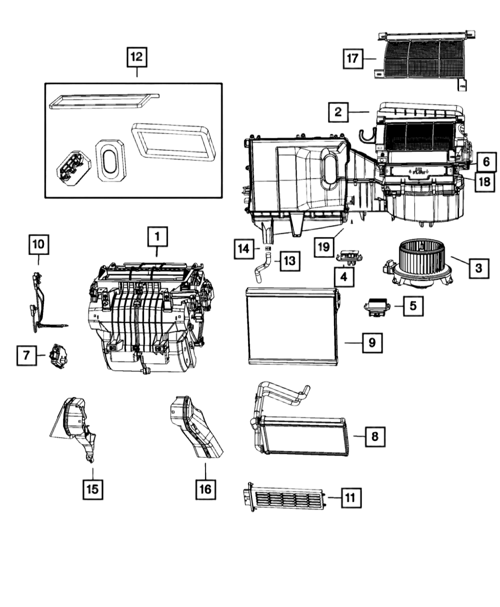 بوابة مكيف رانجلر.باتريوت.رام. كمباس.200سي   2007-2026