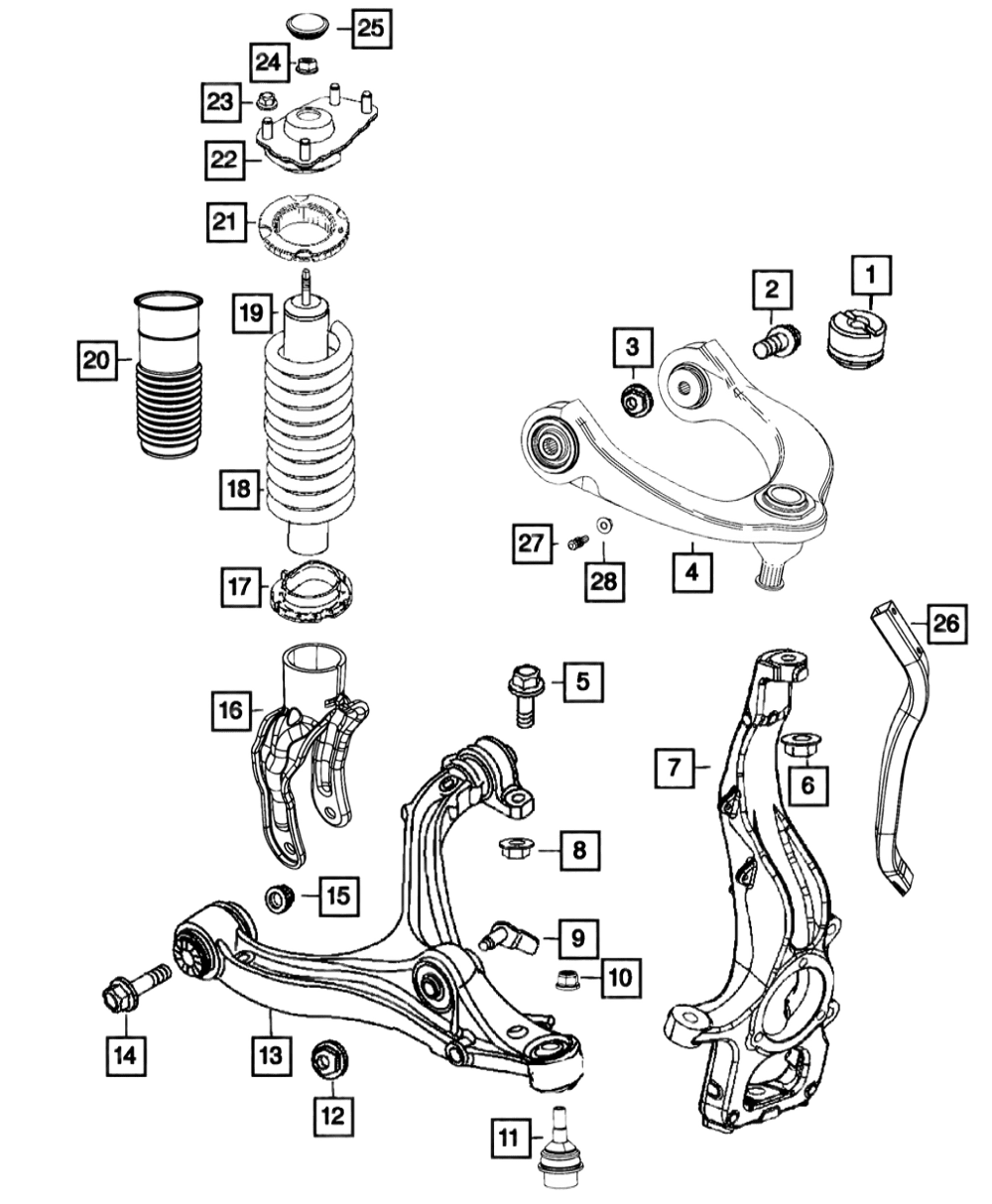 مساعد امامي  قراندشروكي.درانقو 2011-2015