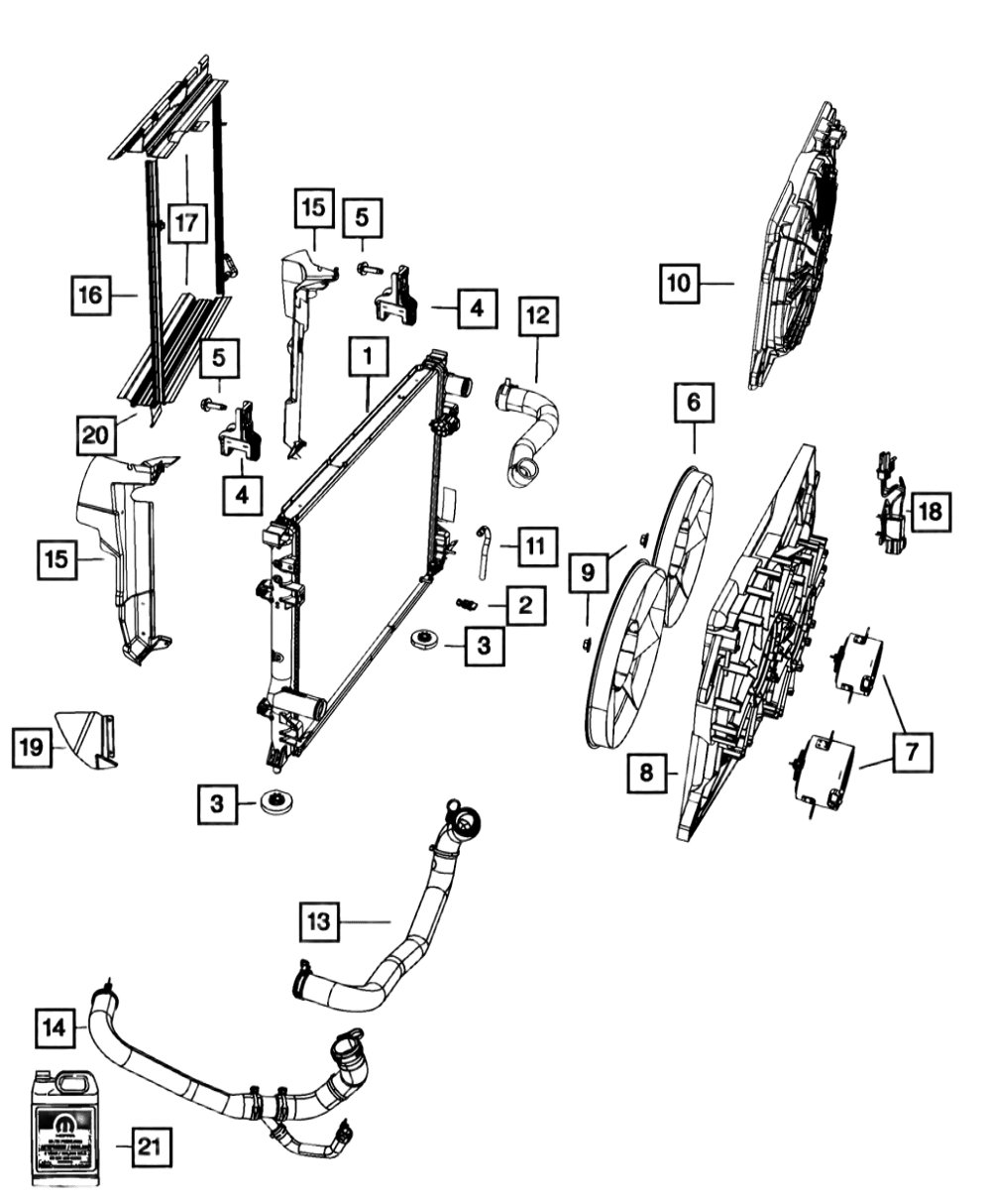 ريشة مروحة تشارجر.كرايسلر.تشالنجر 2005-2024