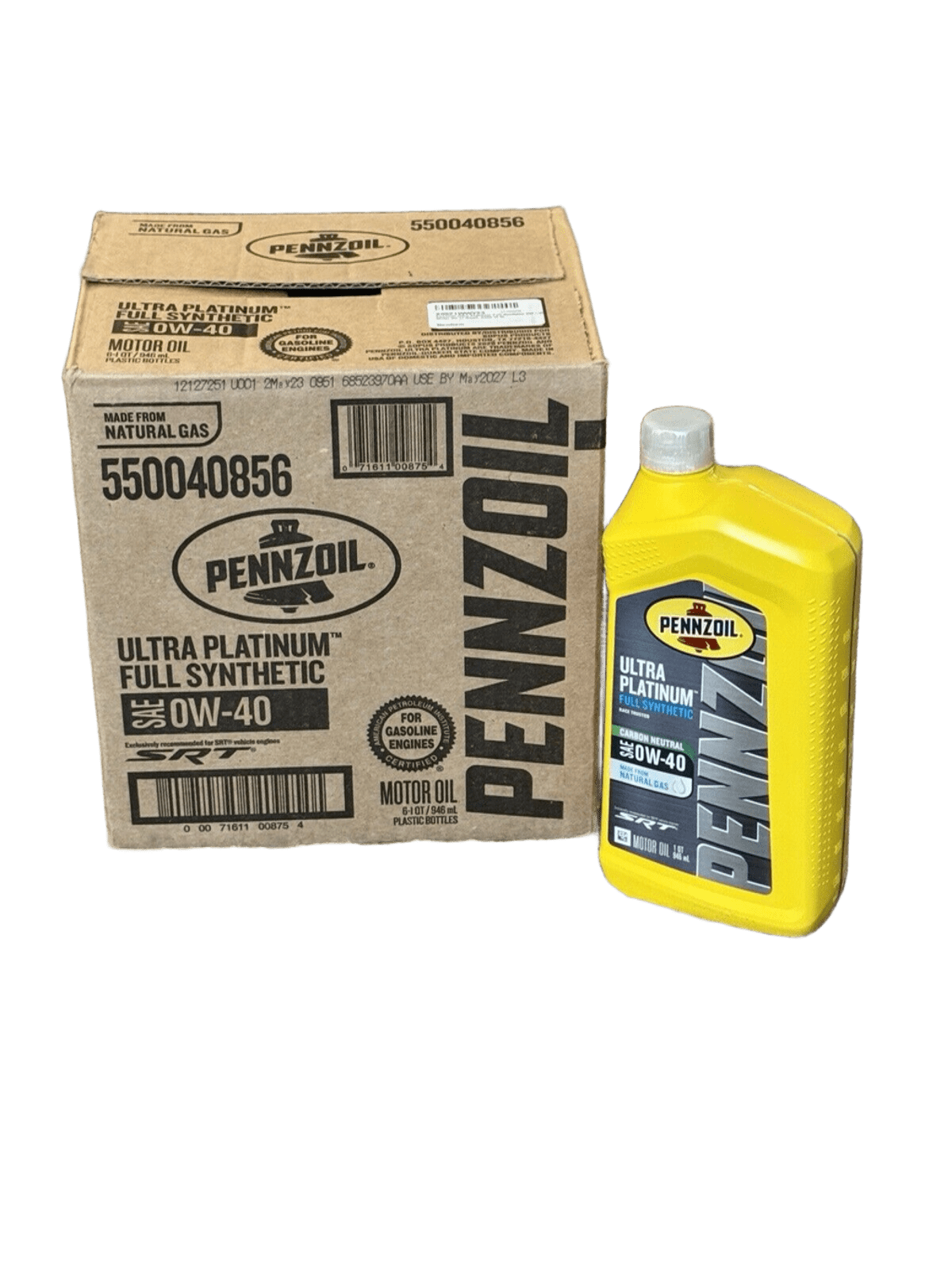 زيت محرك 0W40 بينزويل مع فلتر SRT